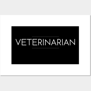 Veterinarian Minimalist Design Posters and Art